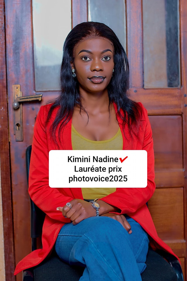 Nadine KIMINI, laureate du prix photovoice pour la photographie écologique.